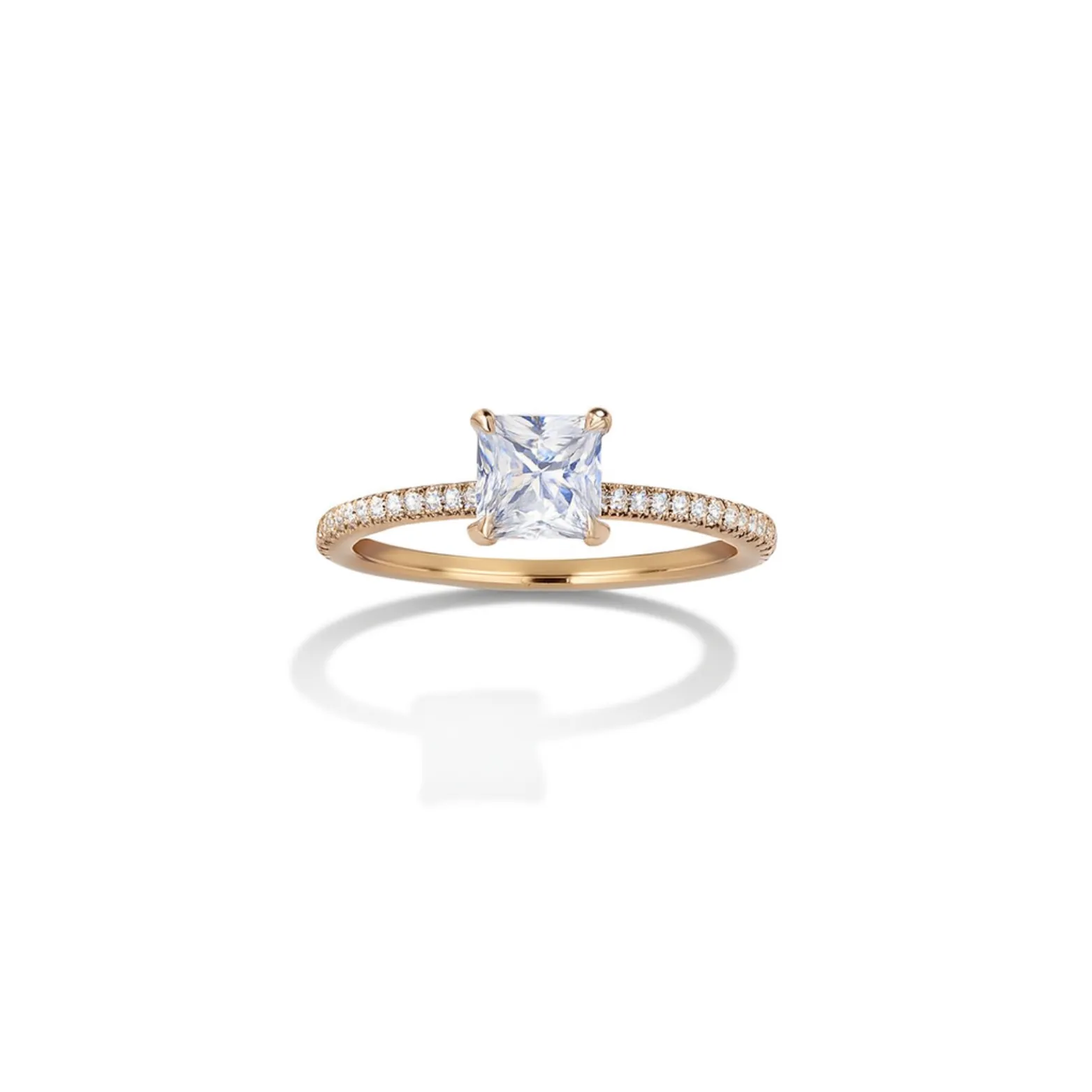 Princess-Cut Solitaire Ring