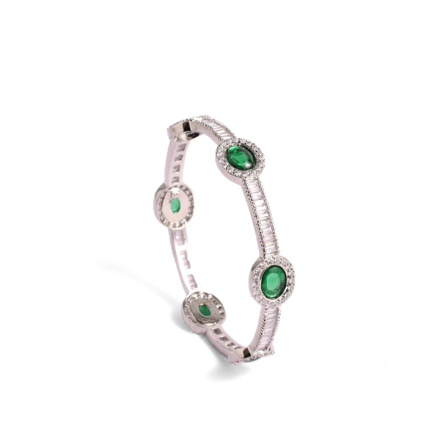Emerald Grace Bangle Set