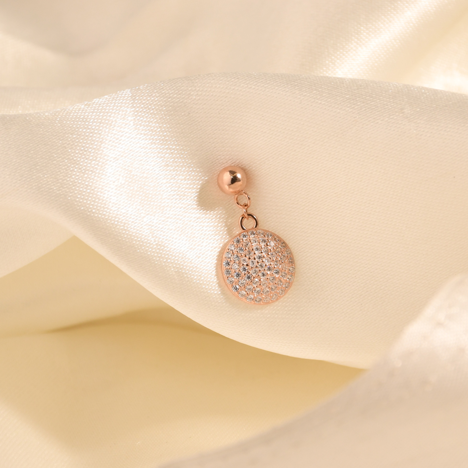 Ekaa Celestial Drop 925 Silver Earrings