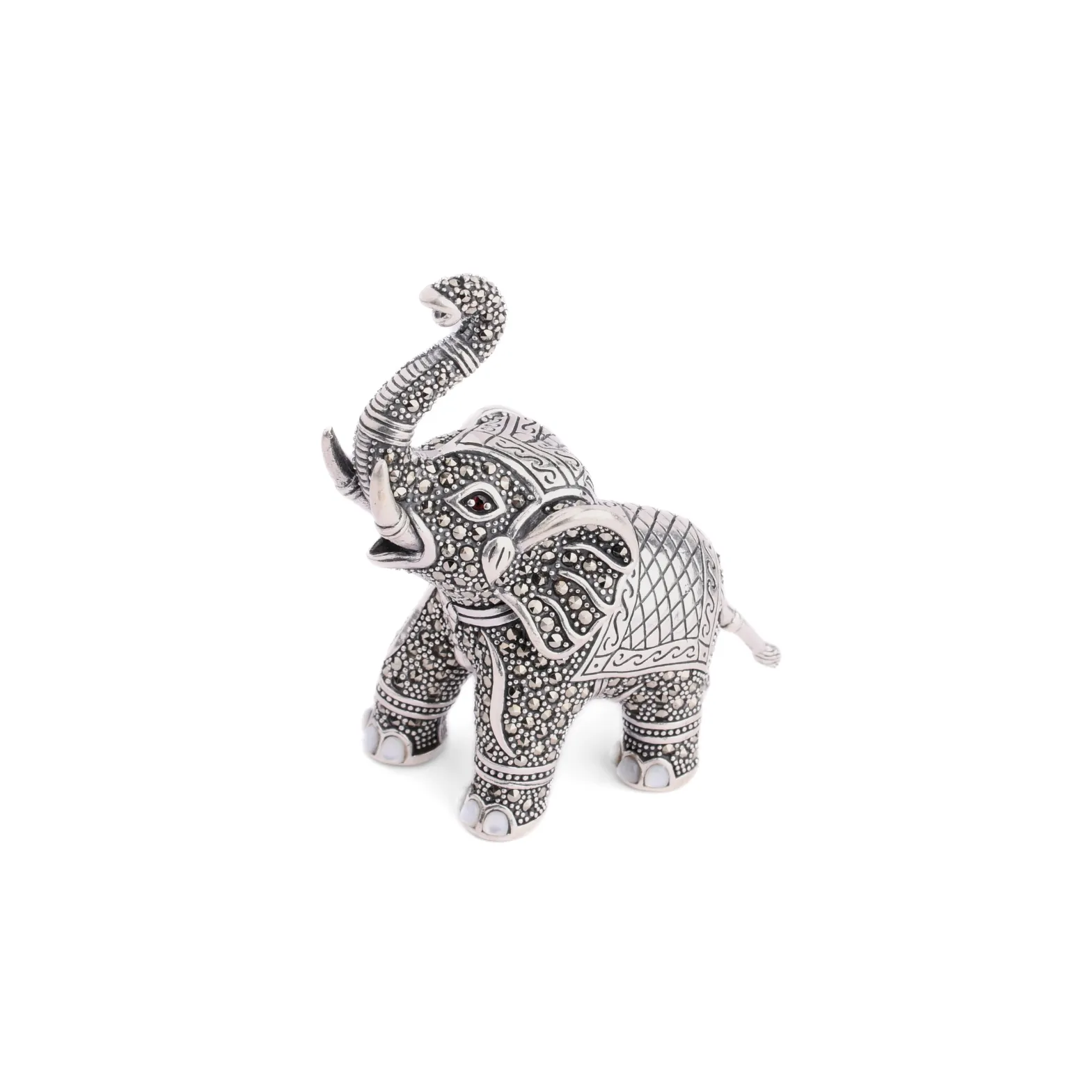 Handcrafted Silver Elephant Showpiece