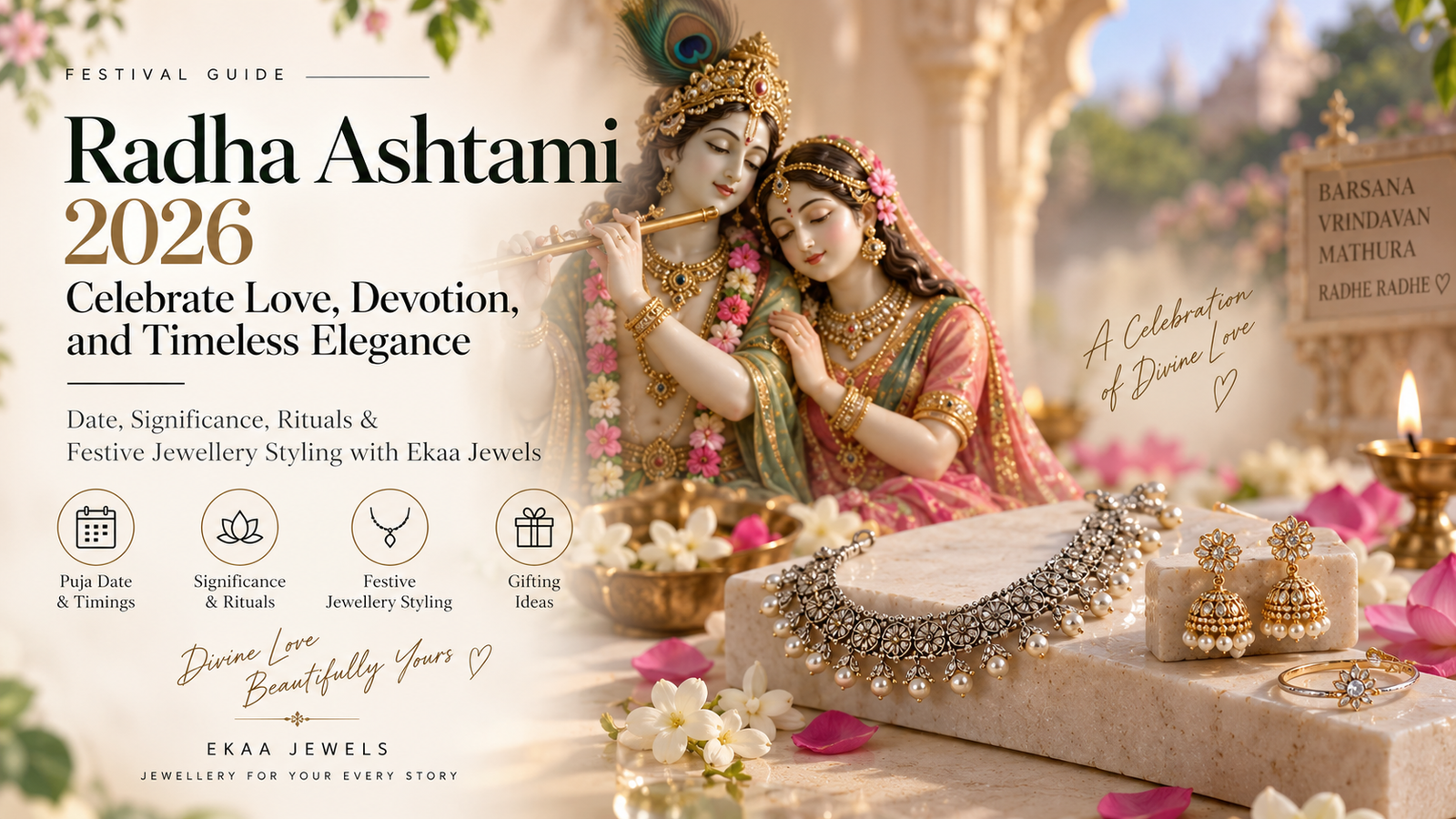 Radha Ashtami 2026: Date, Significance & Festive Jewellery Styling