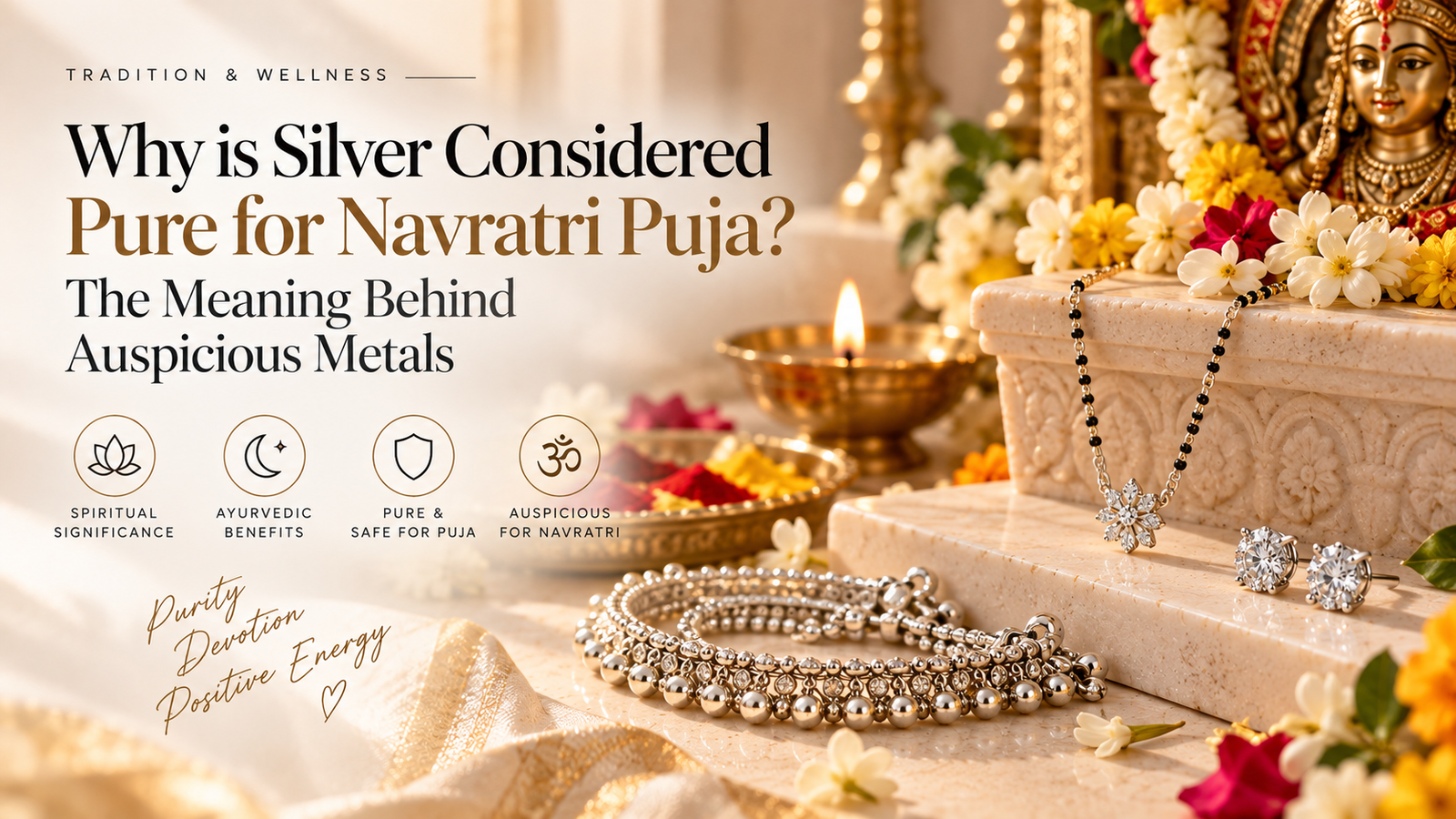 Why is Silver Considered Pure for Navratri Puja? The Meaning Behind Auspicious Metals