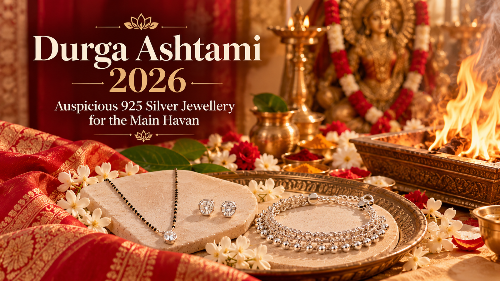 Durga Ashtami 2026: Auspicious 925 Silver Jewellery for the Main Havan