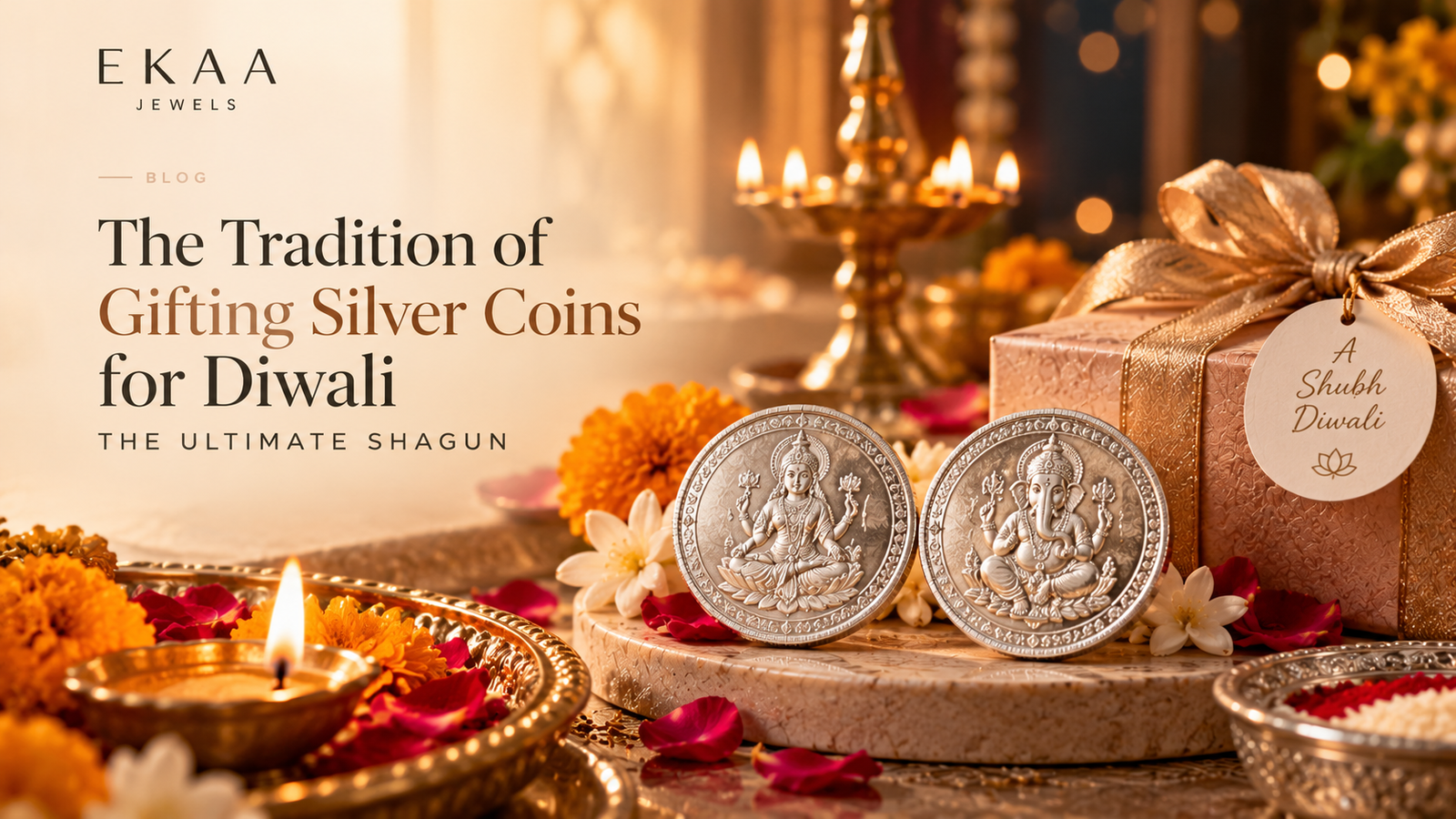 The Tradition of Gifting Silver Coins for Diwali: The Ultimate Shagun | Ekaa Jewels