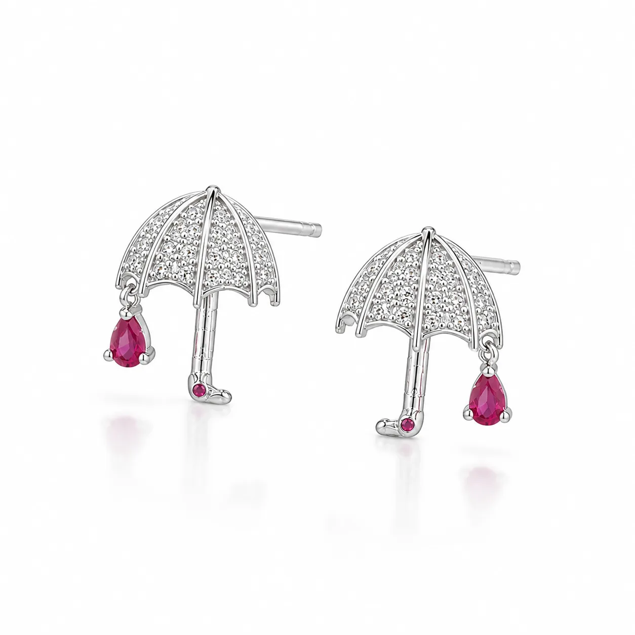 Crystal Umbrella Earrings