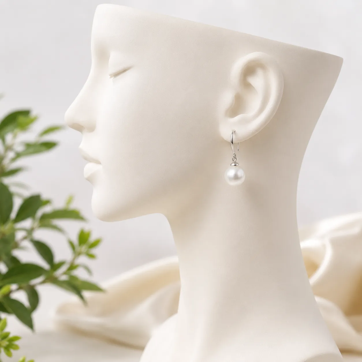 Lumière Pearl Drop Earrings