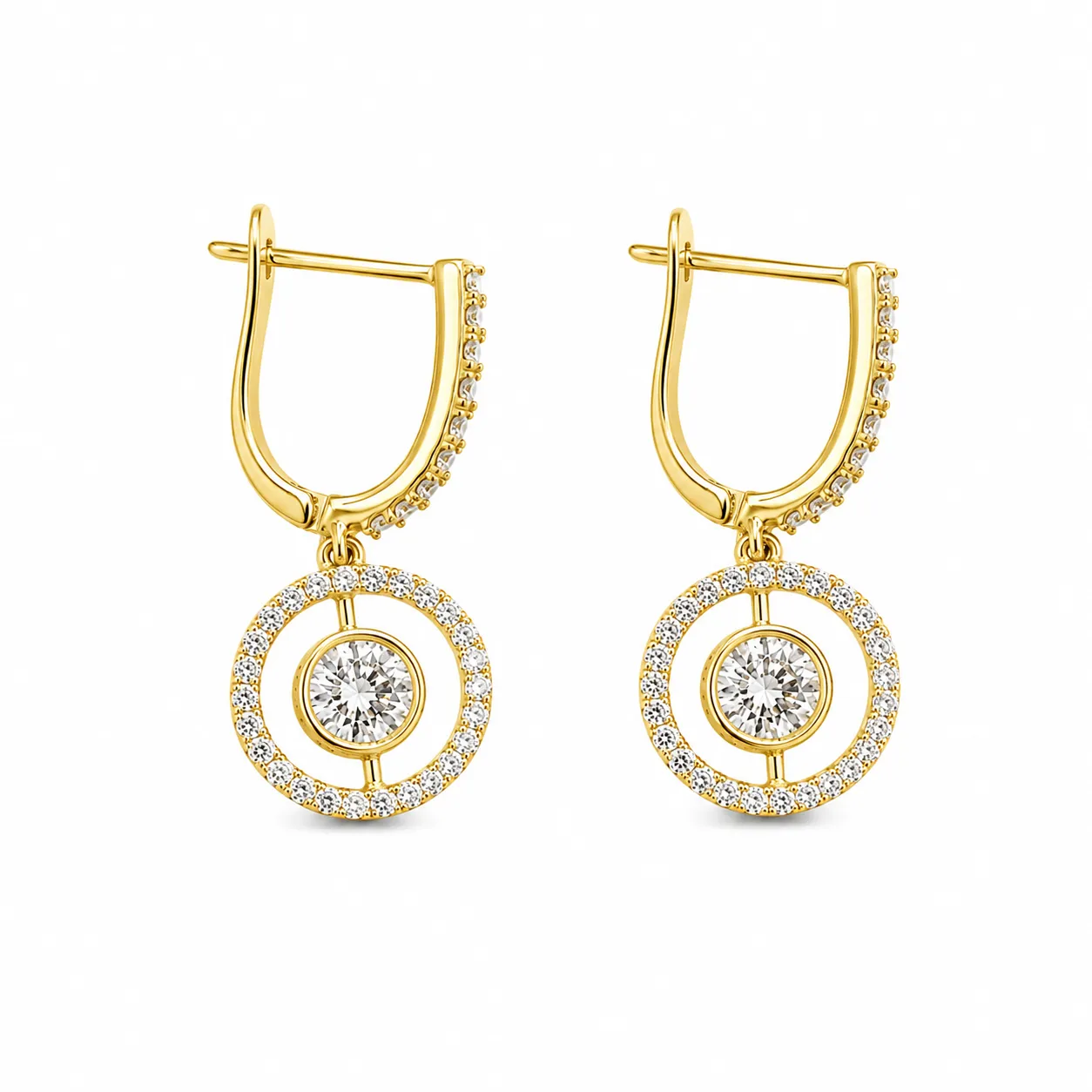Celestia Gold Drop Earrings