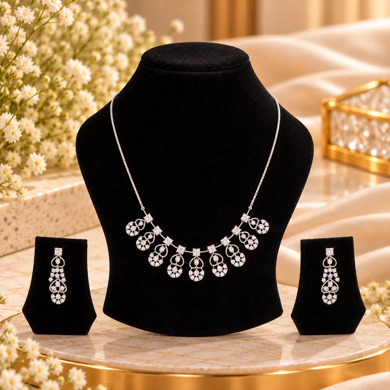 Seraphina Bloom Necklace Set 